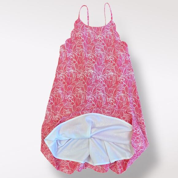 Lauren James Pink Scalloped Daisy Mini Swing Dress Size S Preppy‎ Casual - Picture 7 of 9